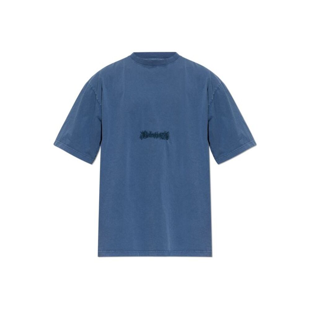 T-shirt with embroidered logo